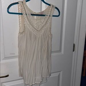 Pixley white chiffon blouse